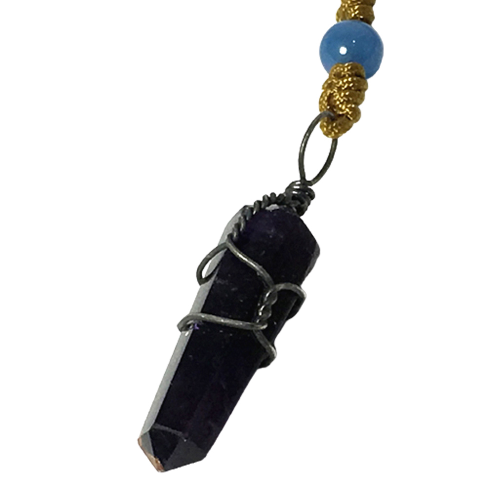 紫晶柱 項鍊32公分【十方】145200