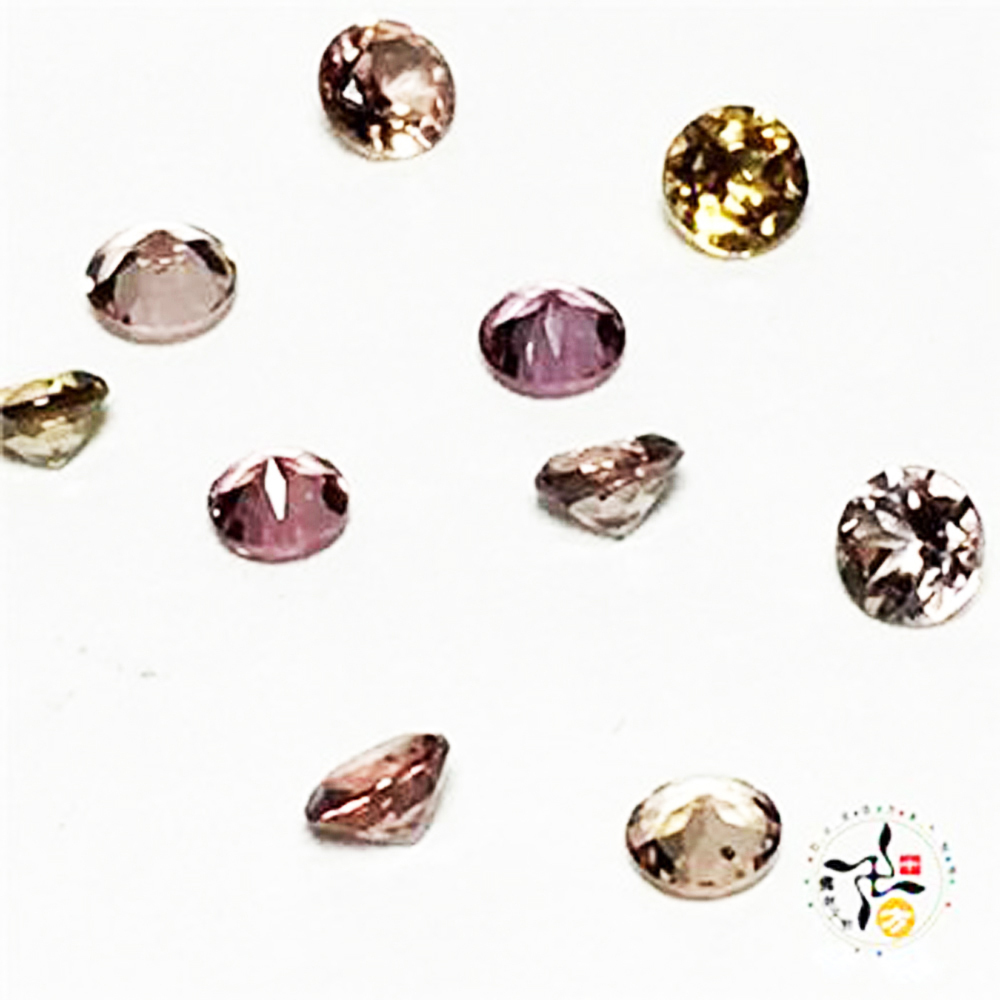 金黃 碧璽 寶石 2-2.5mm 1顆【十方】145161