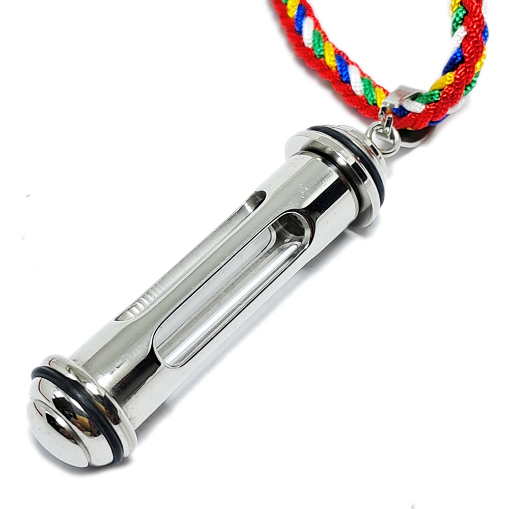 透明四孔 嘎屋管 鋼合金項鍊【十方】146265