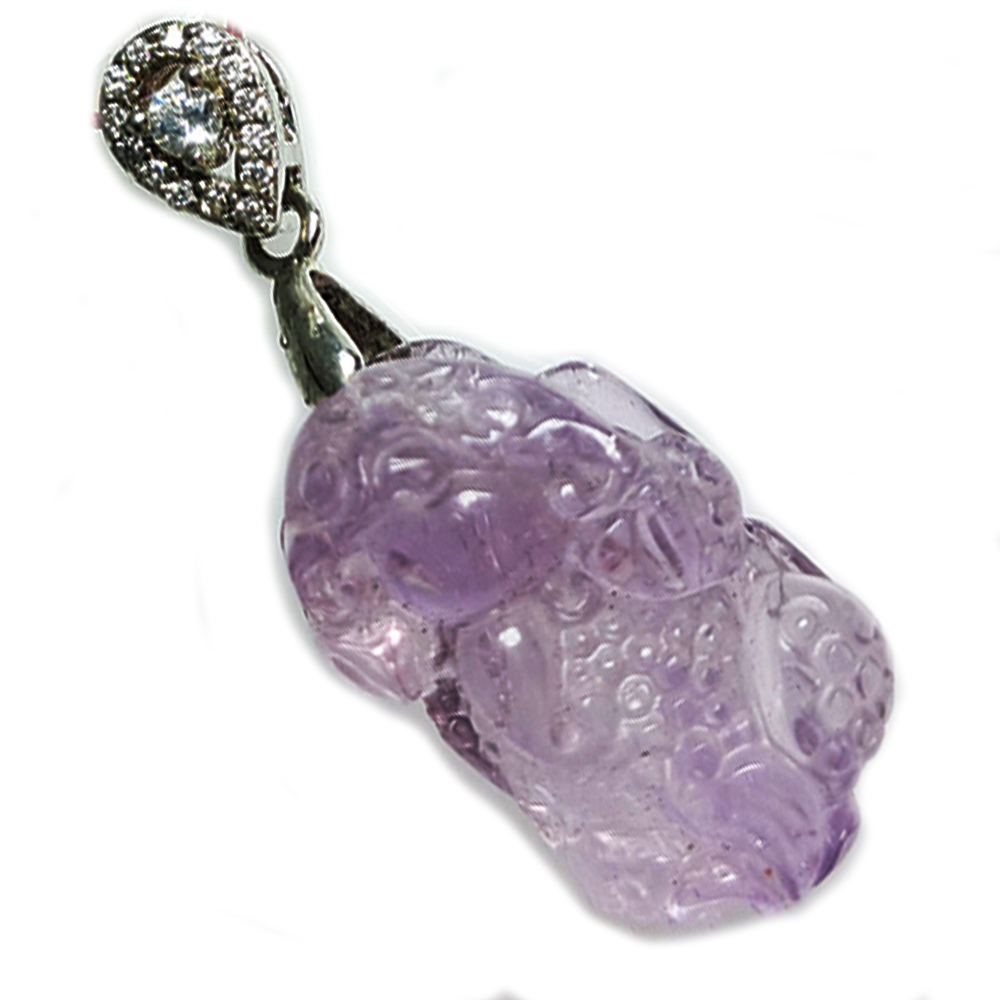 招財貔貅 紫黃晶 墜飾【十方】148535