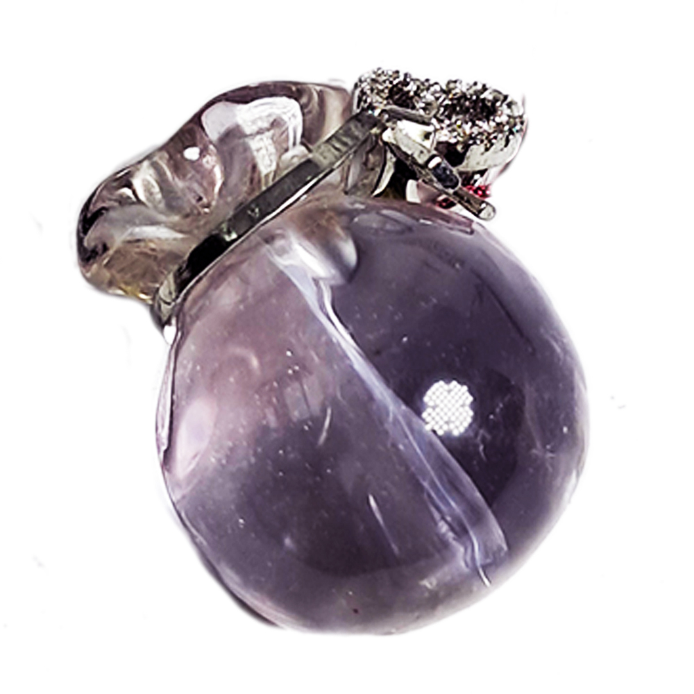 錢袋 紫黃晶墜飾【十方】148527