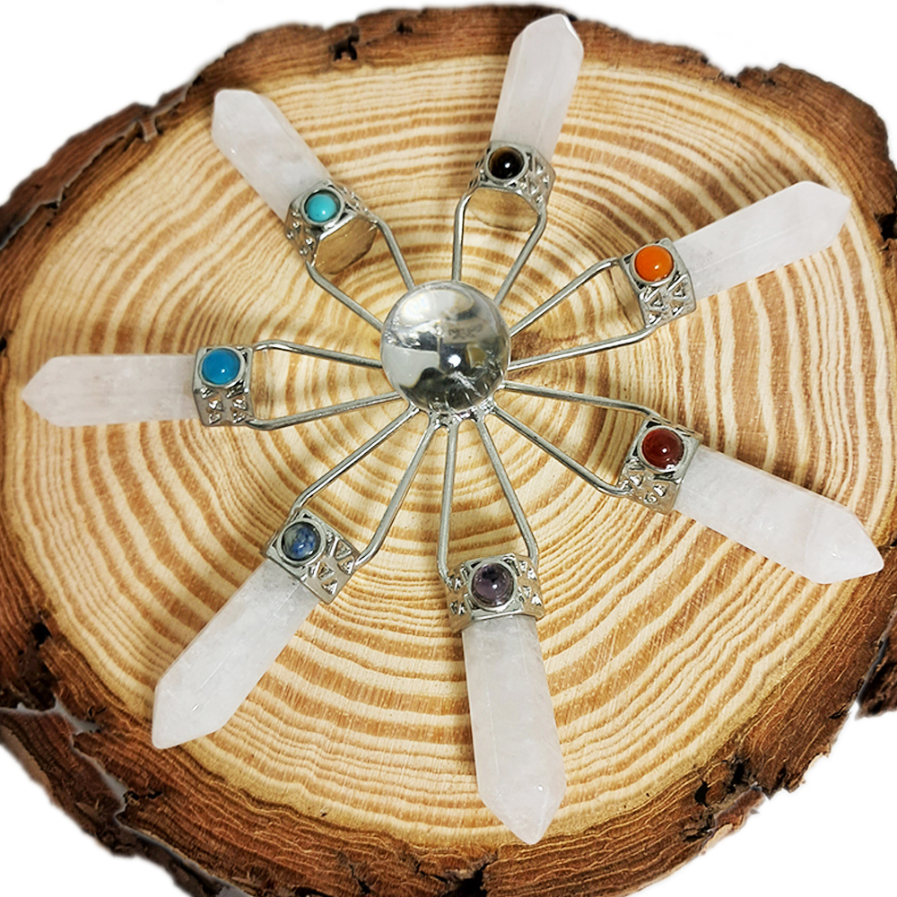 七脈輪 水晶七星陣轉運能量塔【十方】148561