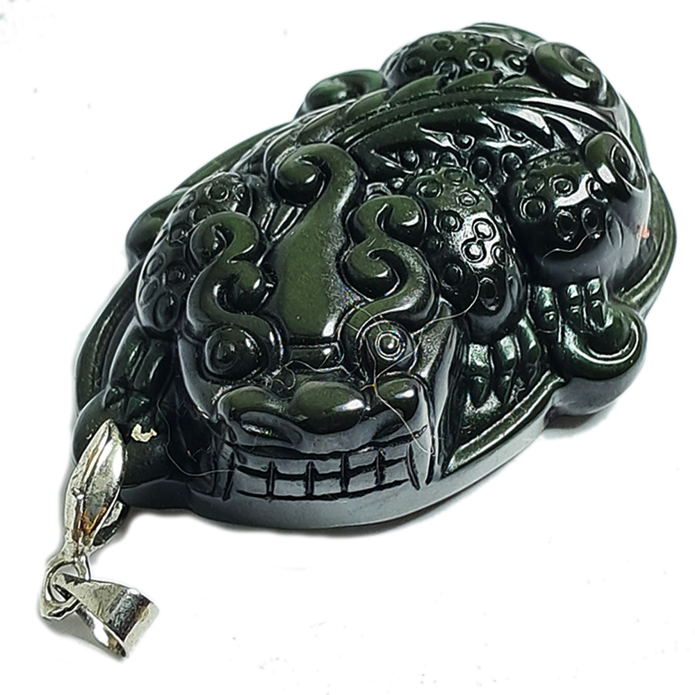 招財貔貅黑曜石墜飾【十方】148573