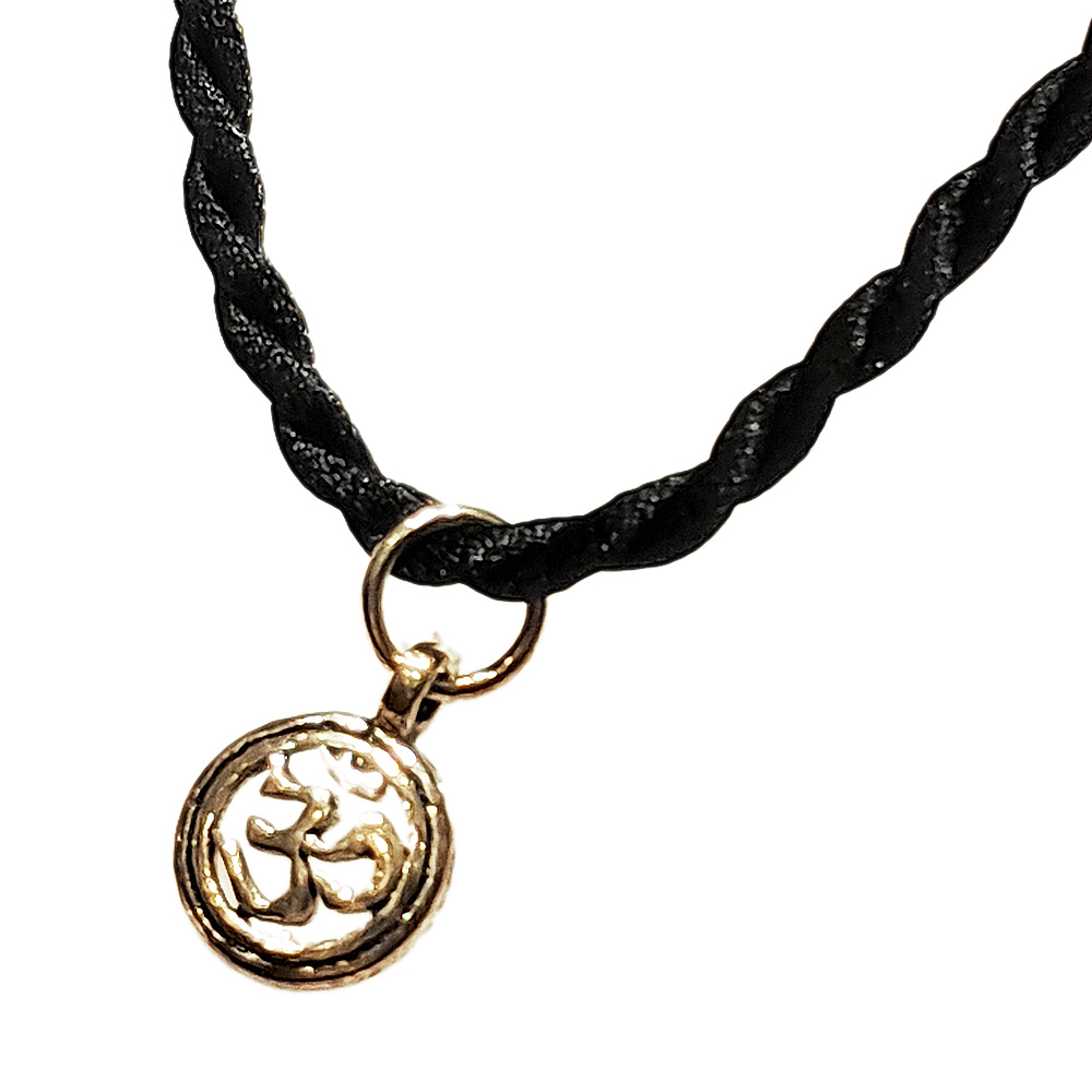 嗡{ 925純銀}&黑繩項鍊【十方】148895