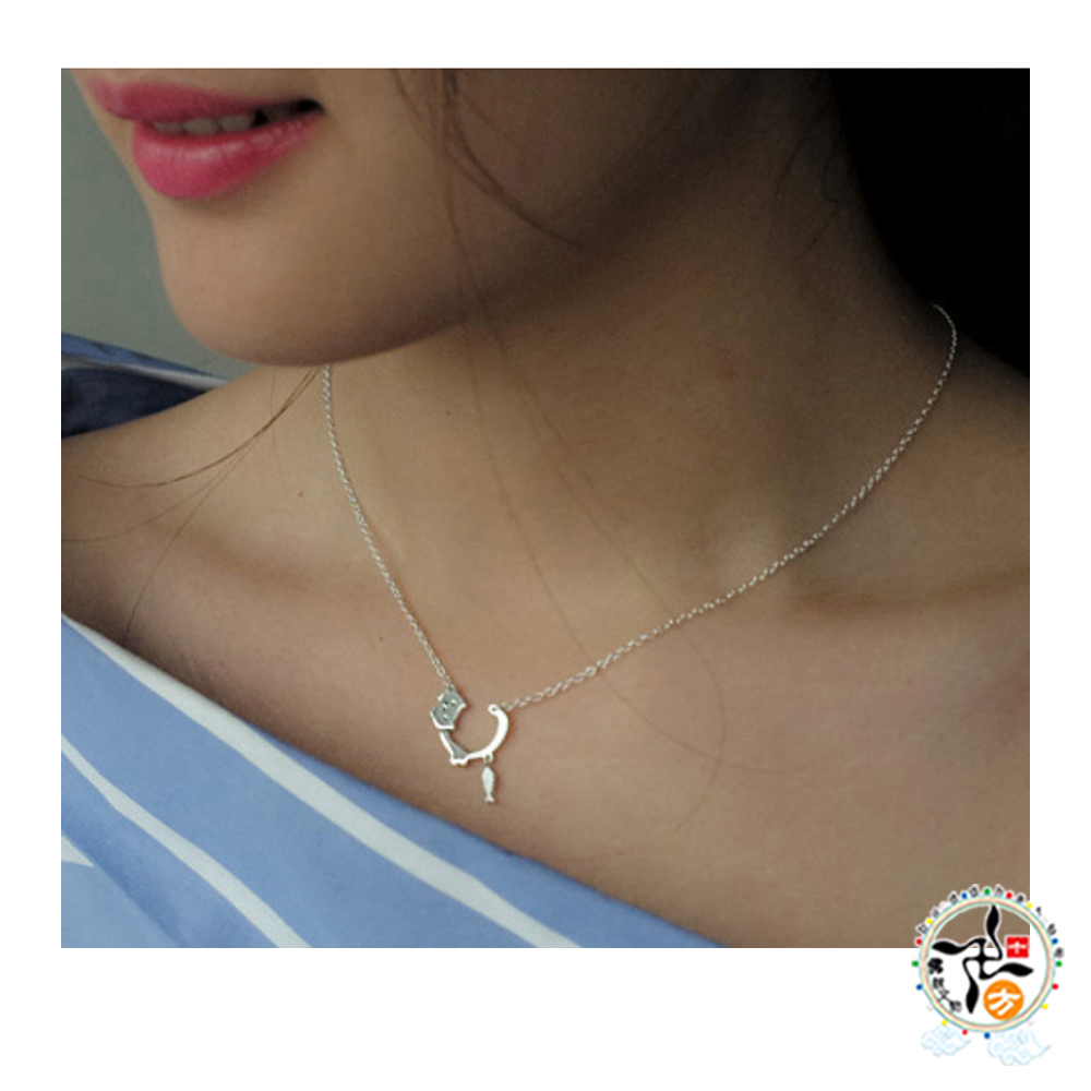 俏皮貓925純銀 項鍊【十方】149290