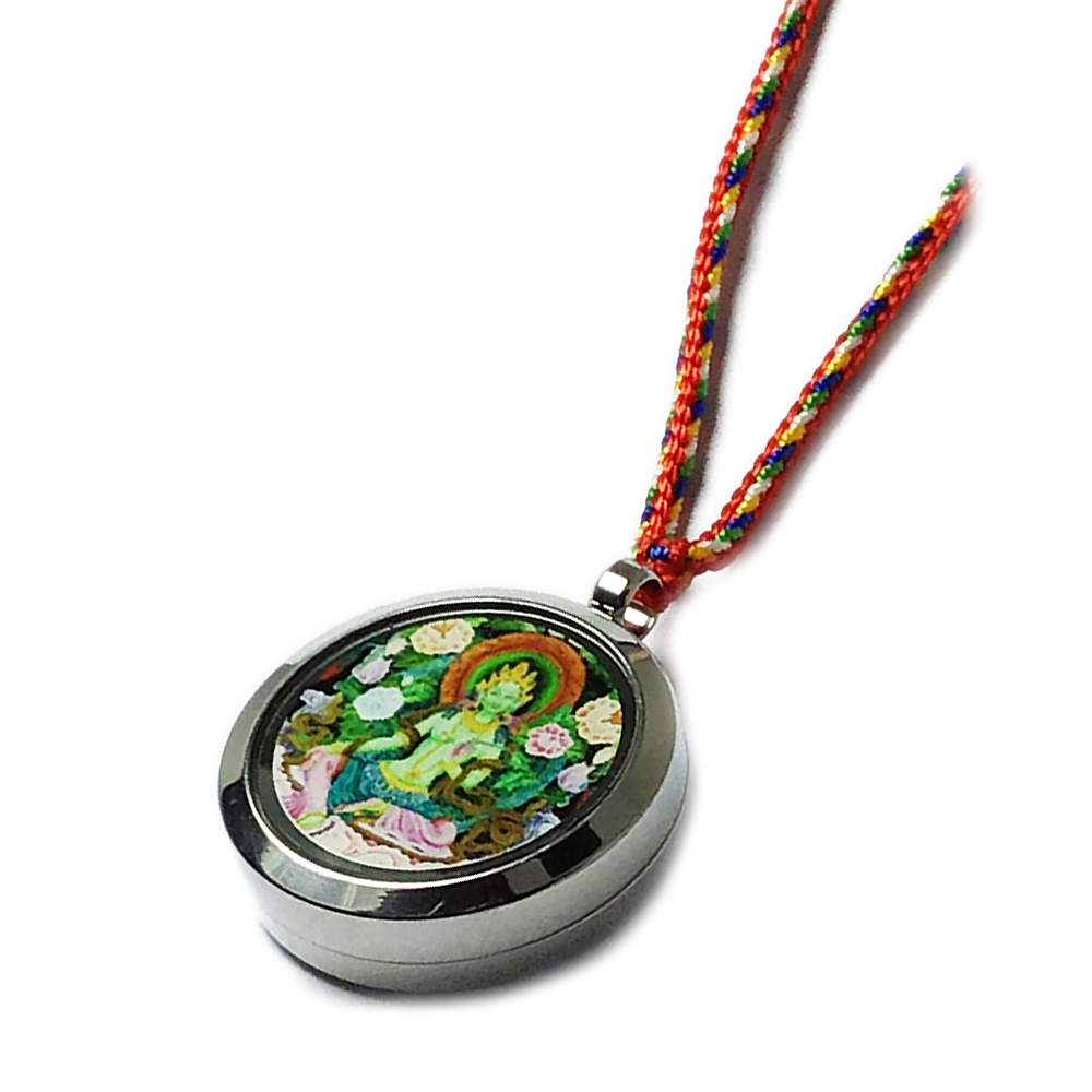 綠度母 鈦鋼嘎屋五色線項鍊【十方】149427