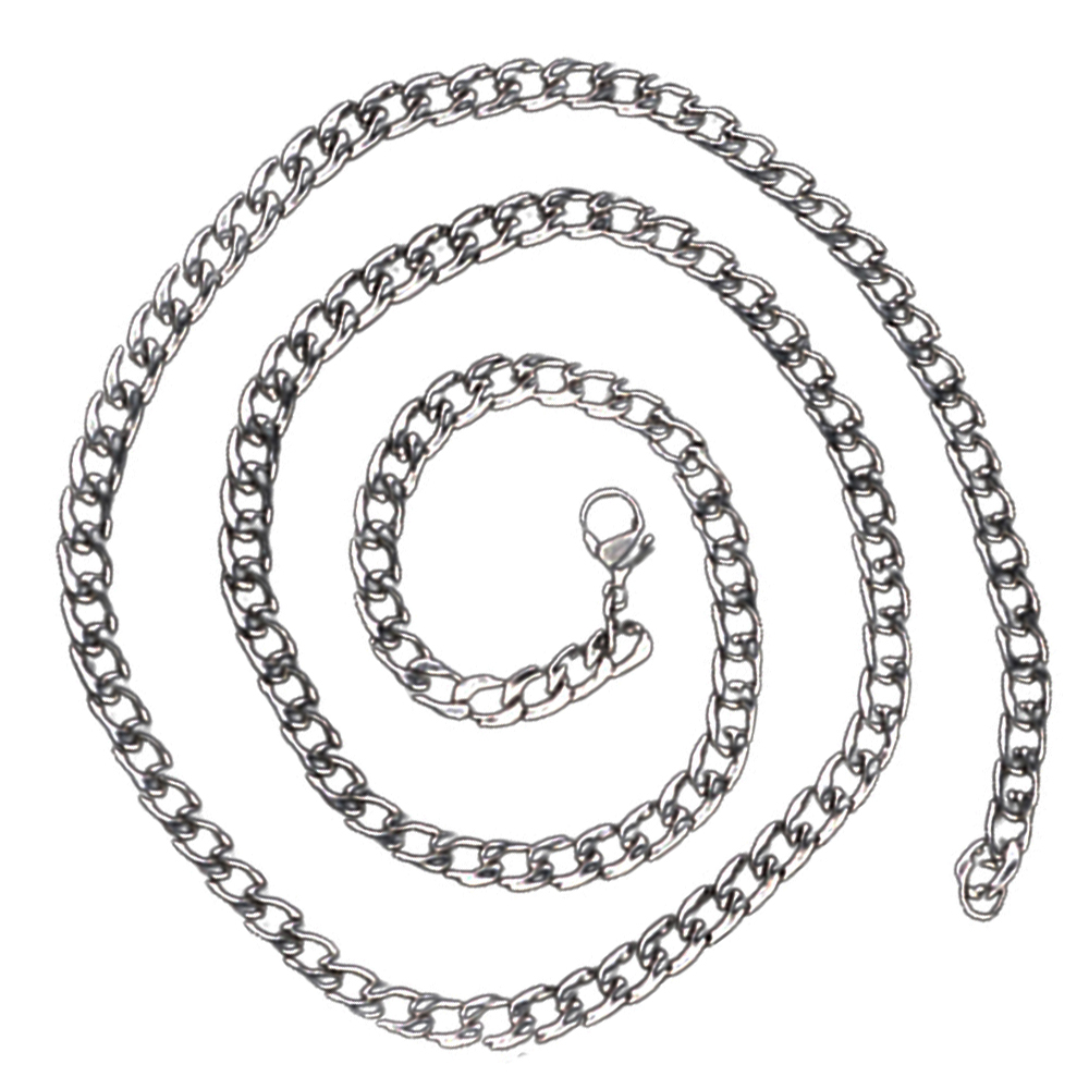 時尚單鏈60公分鈦鋼項鍊7mmC【十方】149544