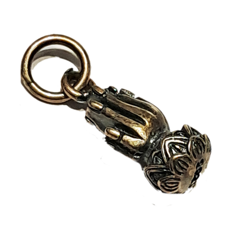 合掌蓮花{925純銀}墜飾【十方】150067