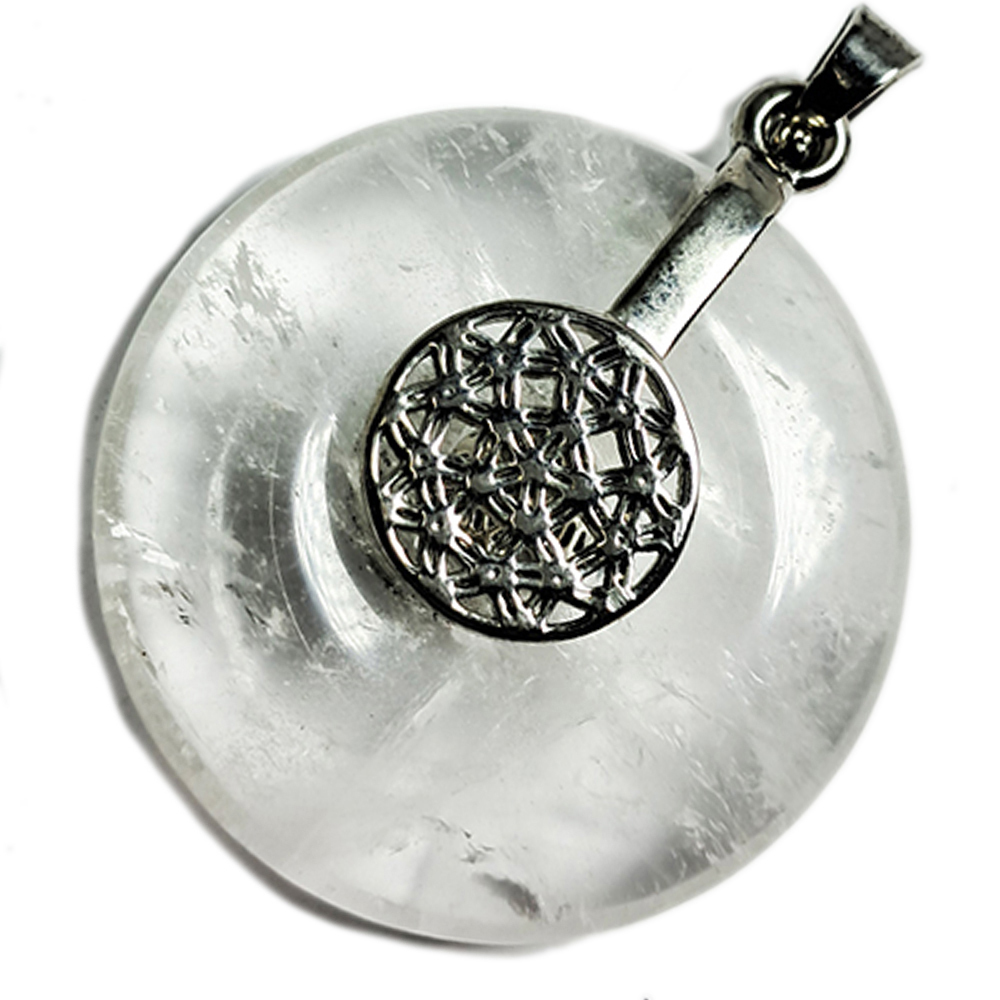 水晶平安扣墜飾【十方】150325