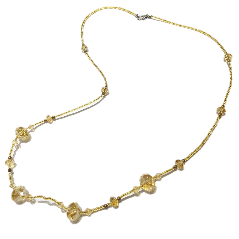 黃琉璃水晶項鍊【十方】151025