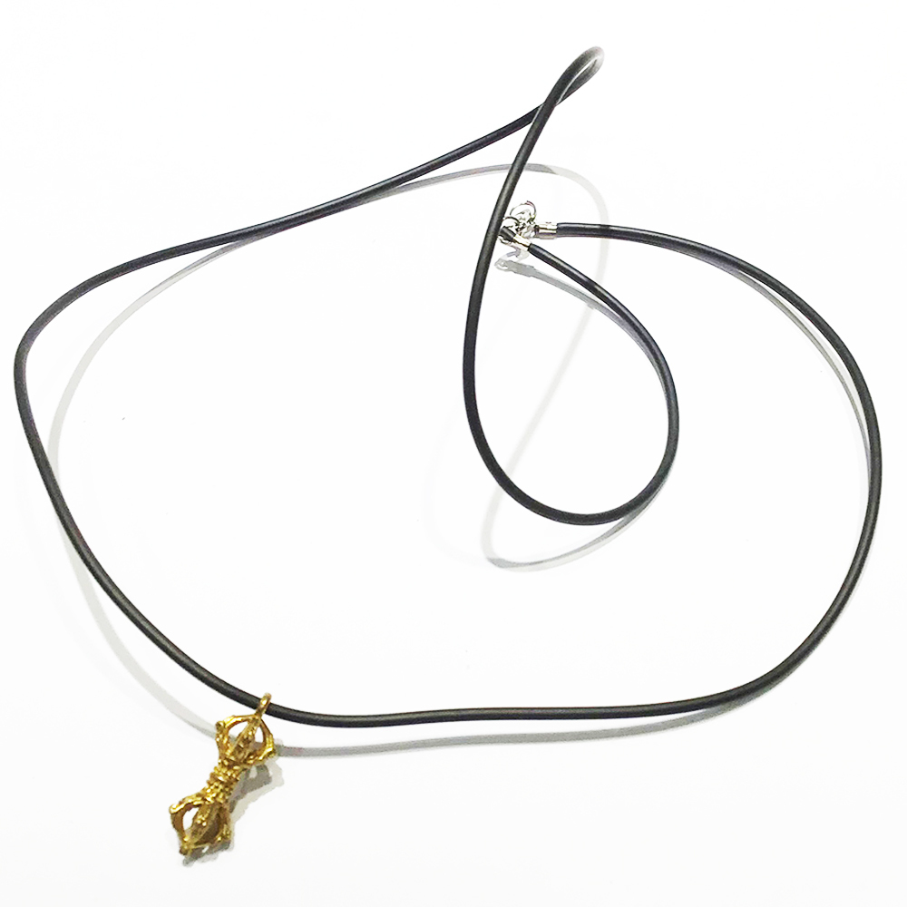 金剛杵+黑繩項鍊【十方】151007