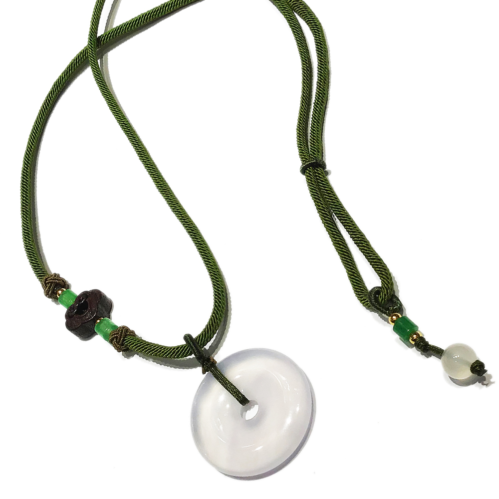 平安扣 白玉髓項鍊【十方】150990