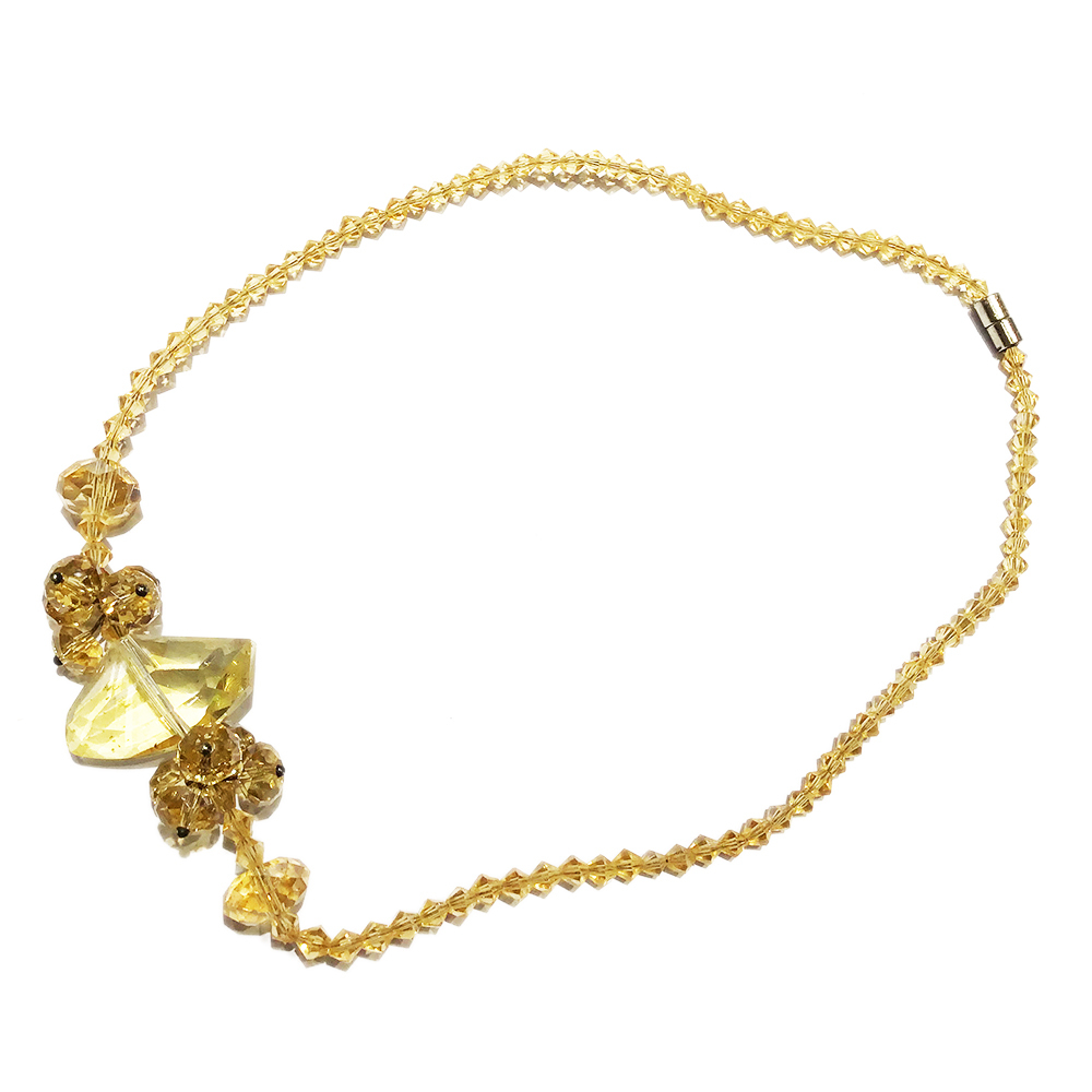 黃琉璃水晶項鍊【十方】151026
