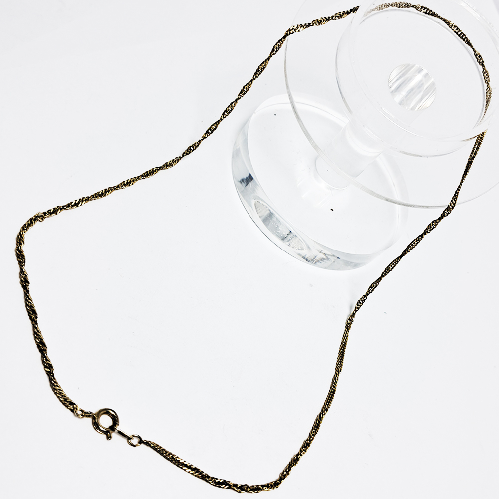 水波鍍金項鍊【十方】150983