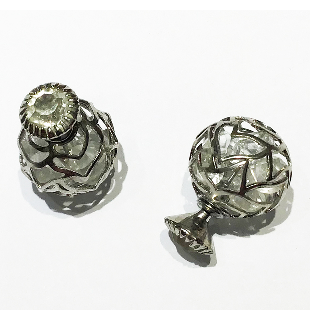 寶瓶鑽耳環2個【十方】151020