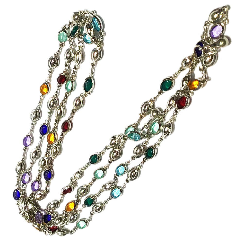 七彩琉璃水晶腰鍊【十方】150999