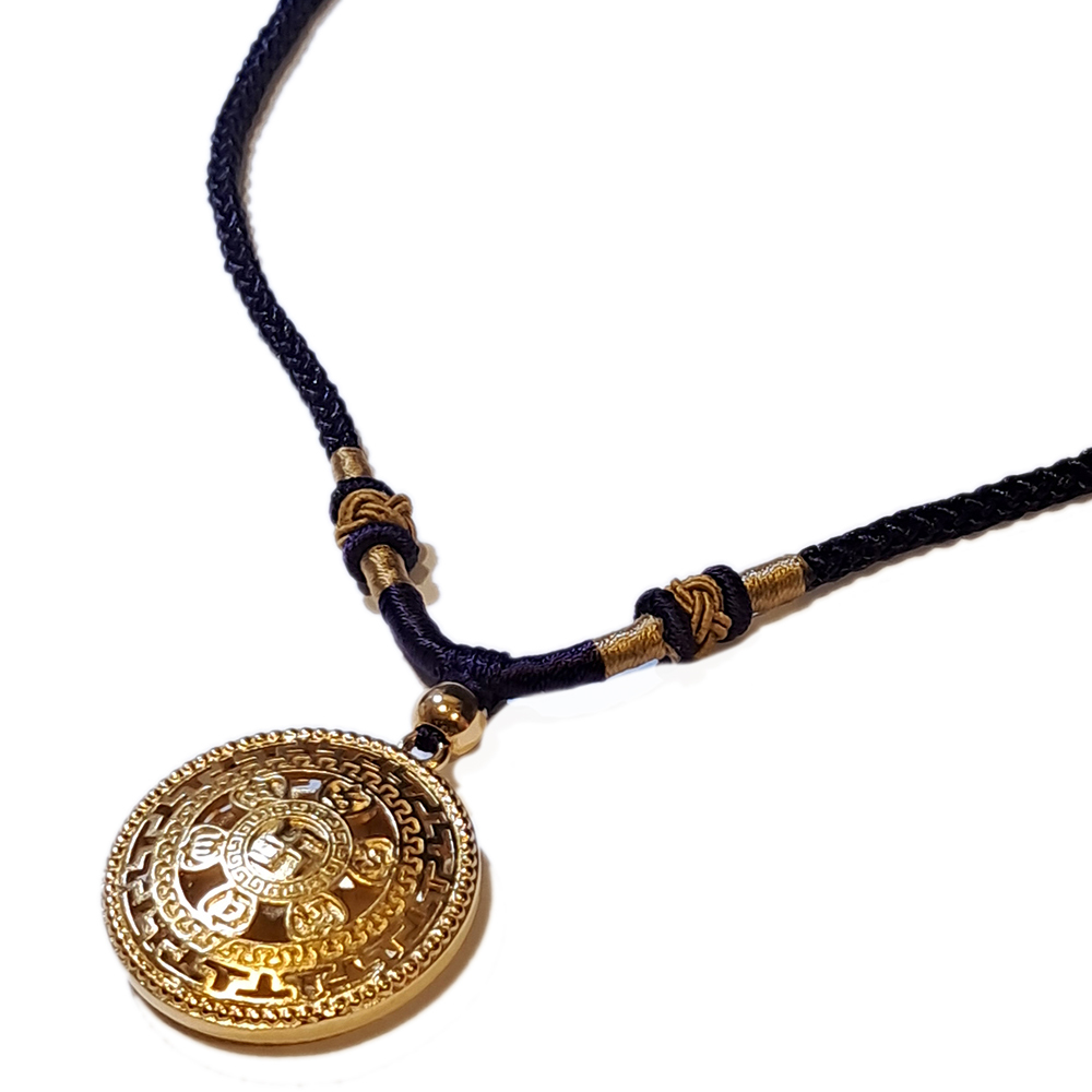 六字真言 法輪沙金項鍊【十方】151113