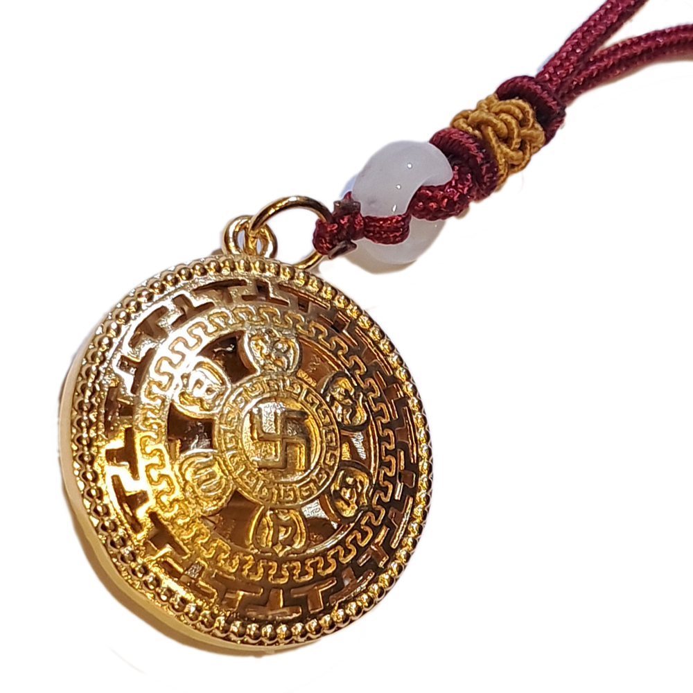六字真言 法輪沙金項鍊【十方】151121