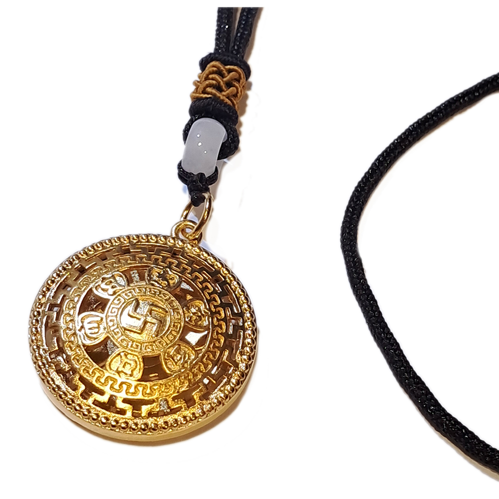 六字真言 法輪沙金項鍊【十方】151114