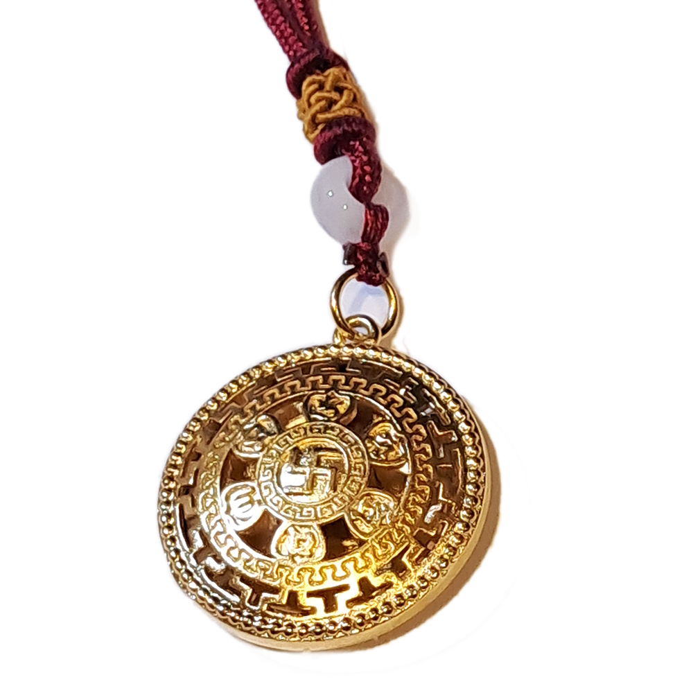 六字真言 法輪沙金項鍊【十方】151121