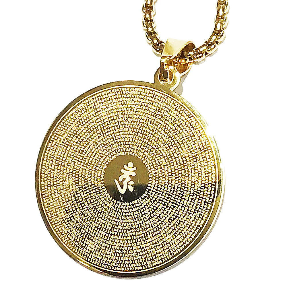 大隨求咒+楞嚴咒{鈦鋼 鍍金}項鍊【十方】151106