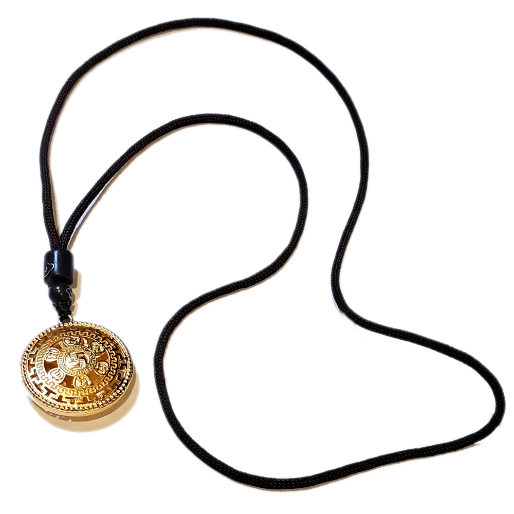 六字真言 卍 法輪 沙金項鍊【十方】151314