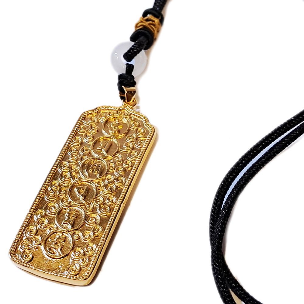 阿彌陀佛{沙金}中國結項鍊【十方】151272