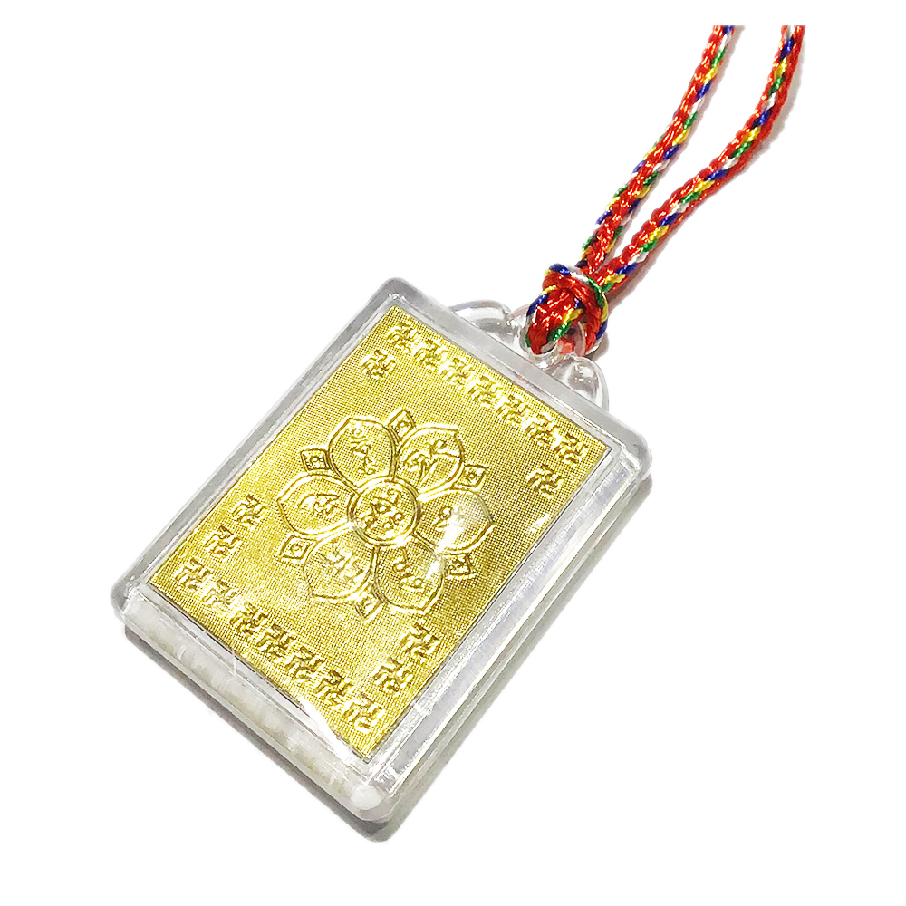 楞嚴咒{壓克力}五色繩項鍊S【十方】151158