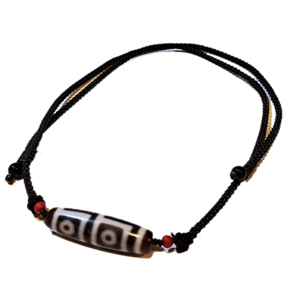 四眼天珠 旭日東昇 中國結項鍊【十方】151490