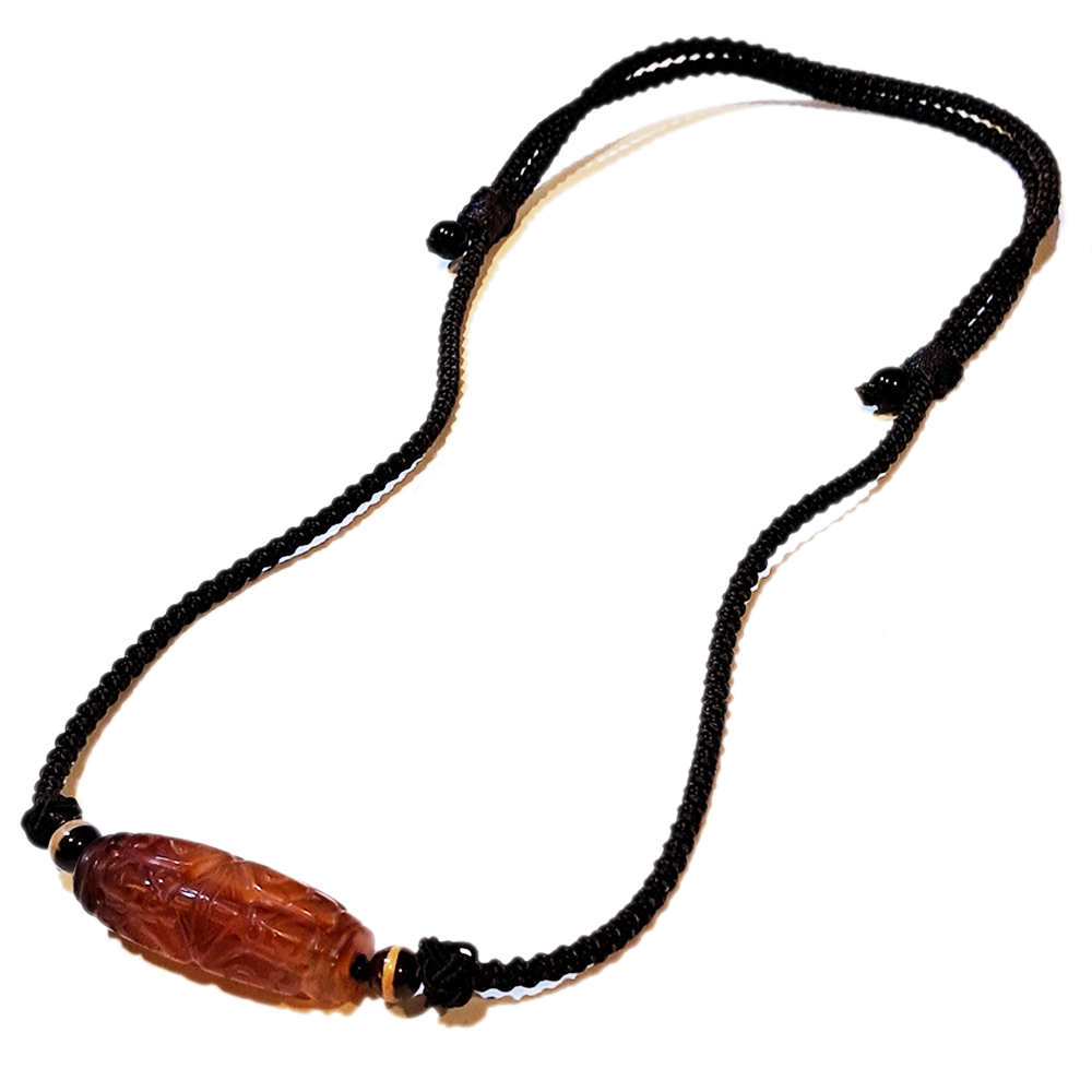 紅玉髓 天珠中國結項鍊【十方】151485