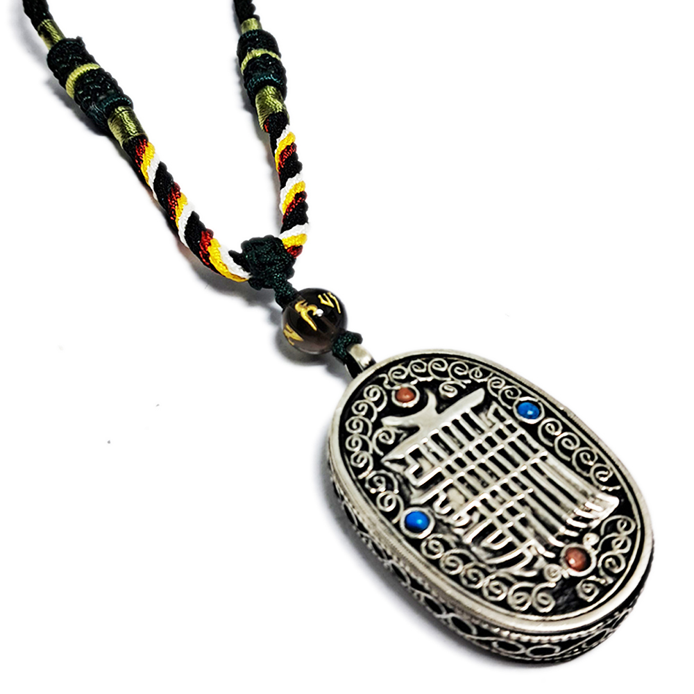 十相自在{白銅}嘎嗚五色線項鍊【十方】151975