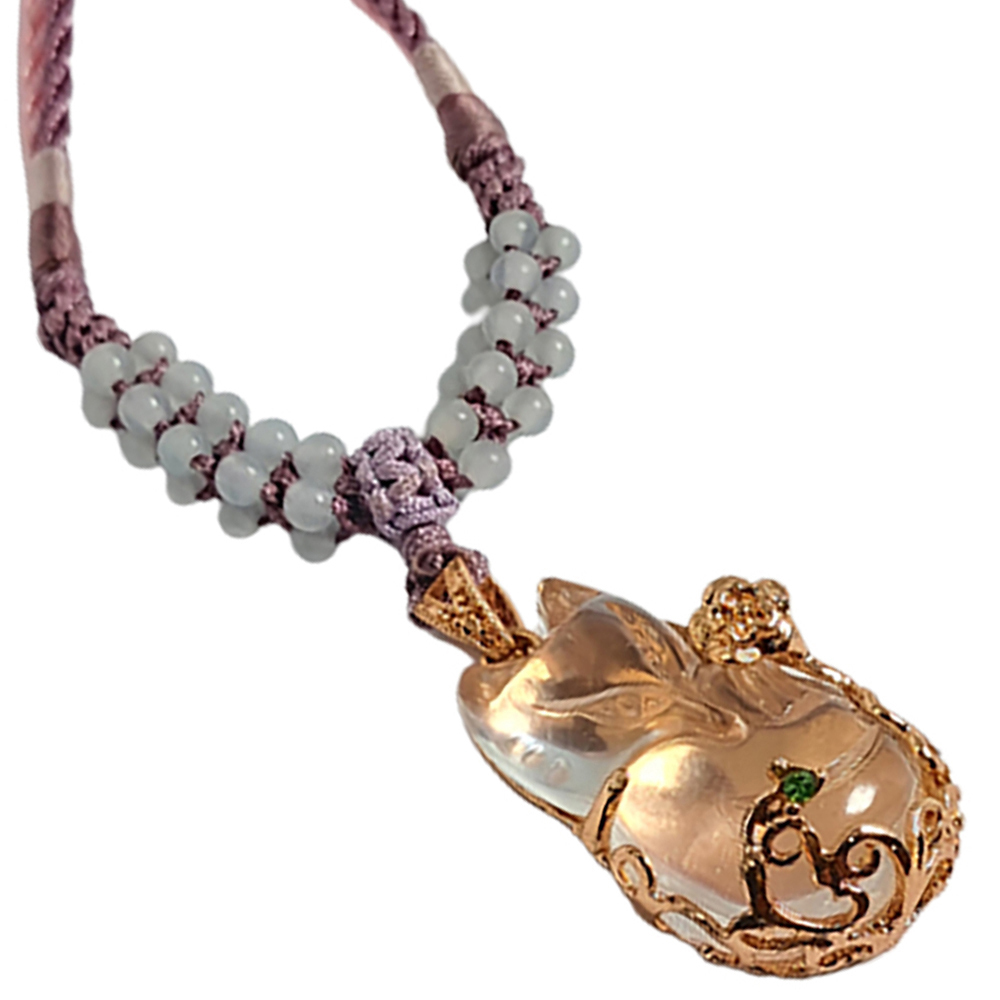 狐仙星光粉晶中國結項鍊【十方】152141