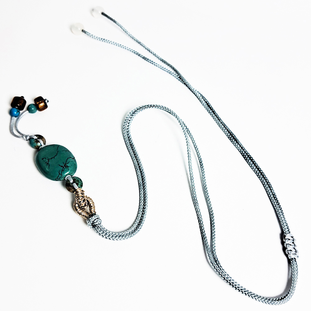 綠松石&安神中國結項鍊【十方】152297