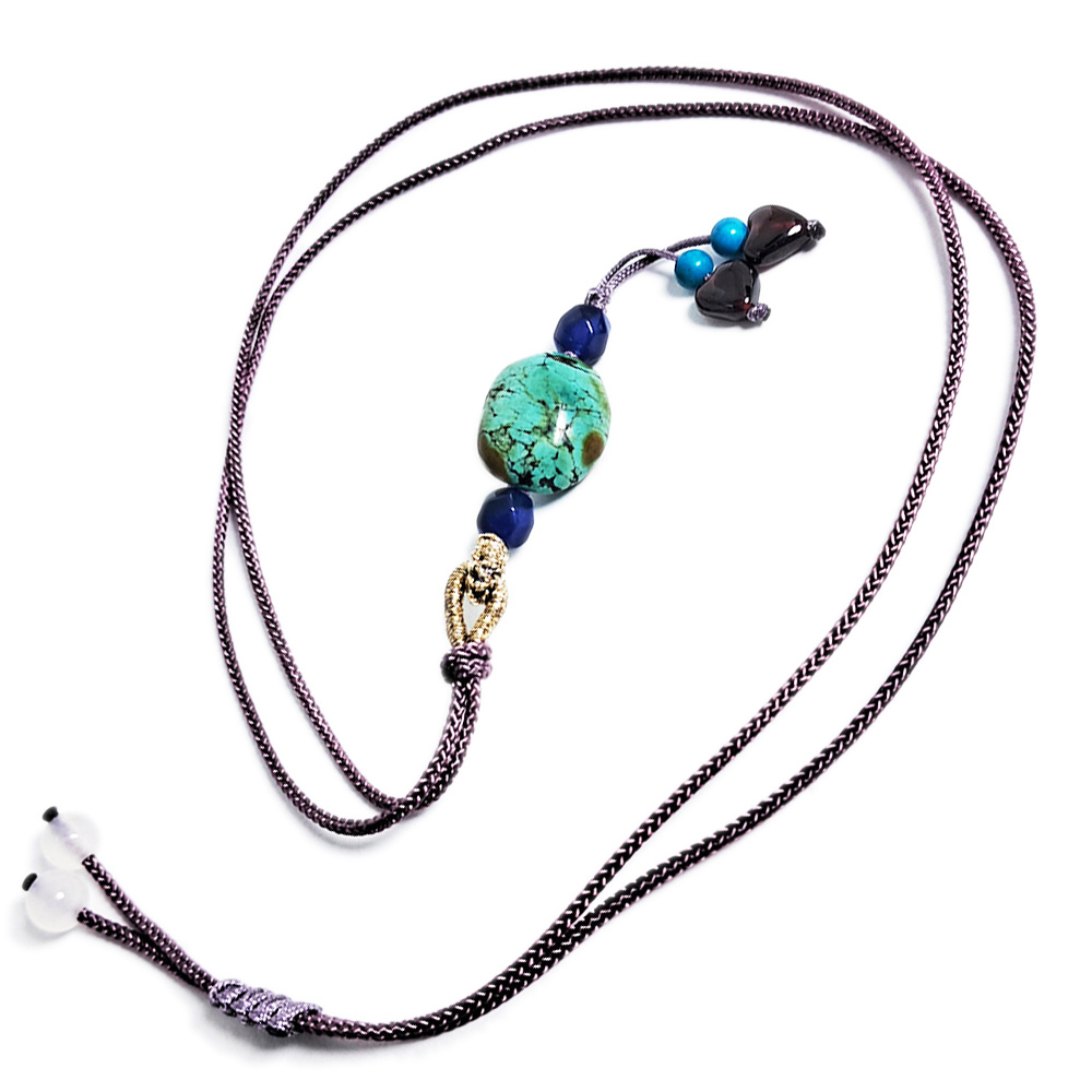 綠松石&安神中國結項鍊【十方】152292