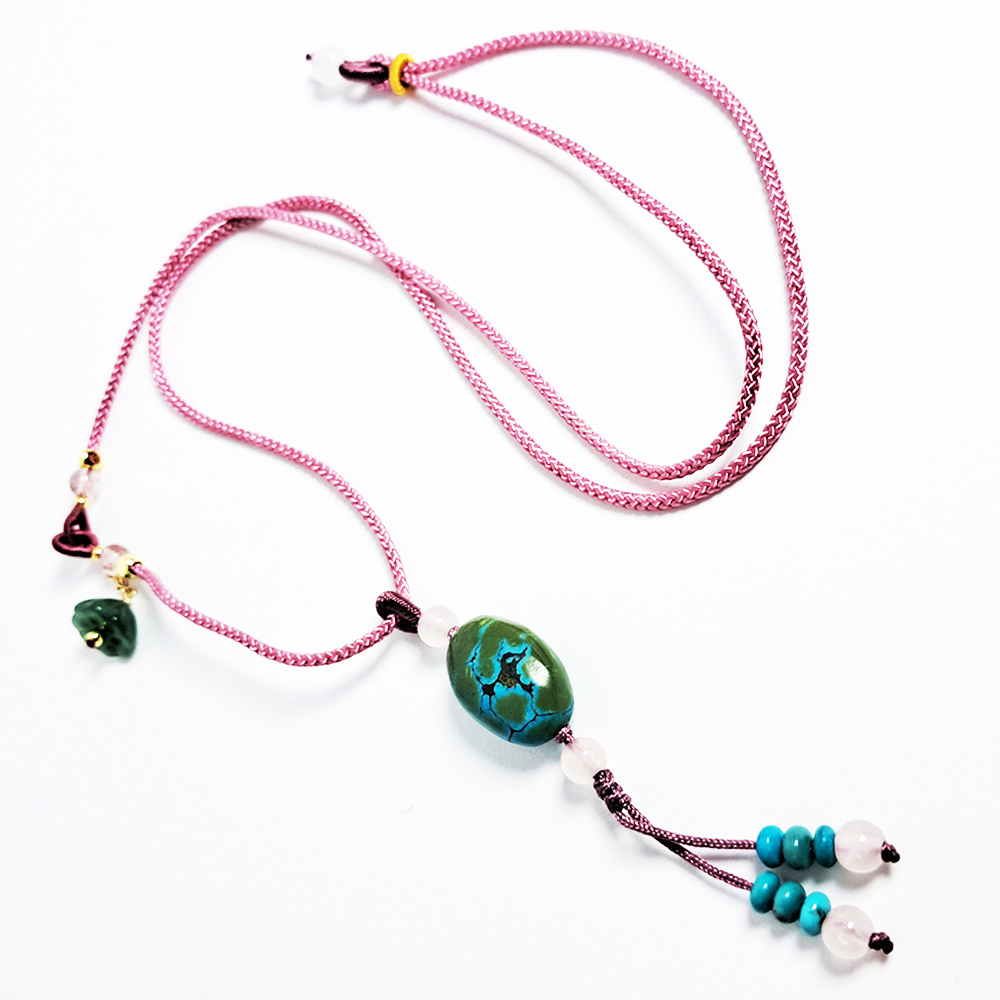 綠松石&安神中國結項鍊【十方】152288