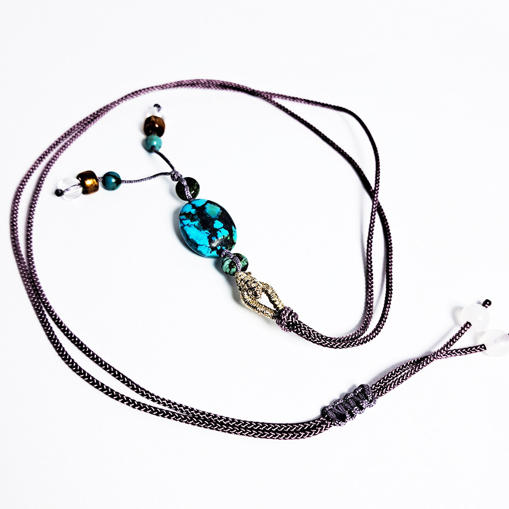 綠松石&安神中國結項鍊【十方】152294