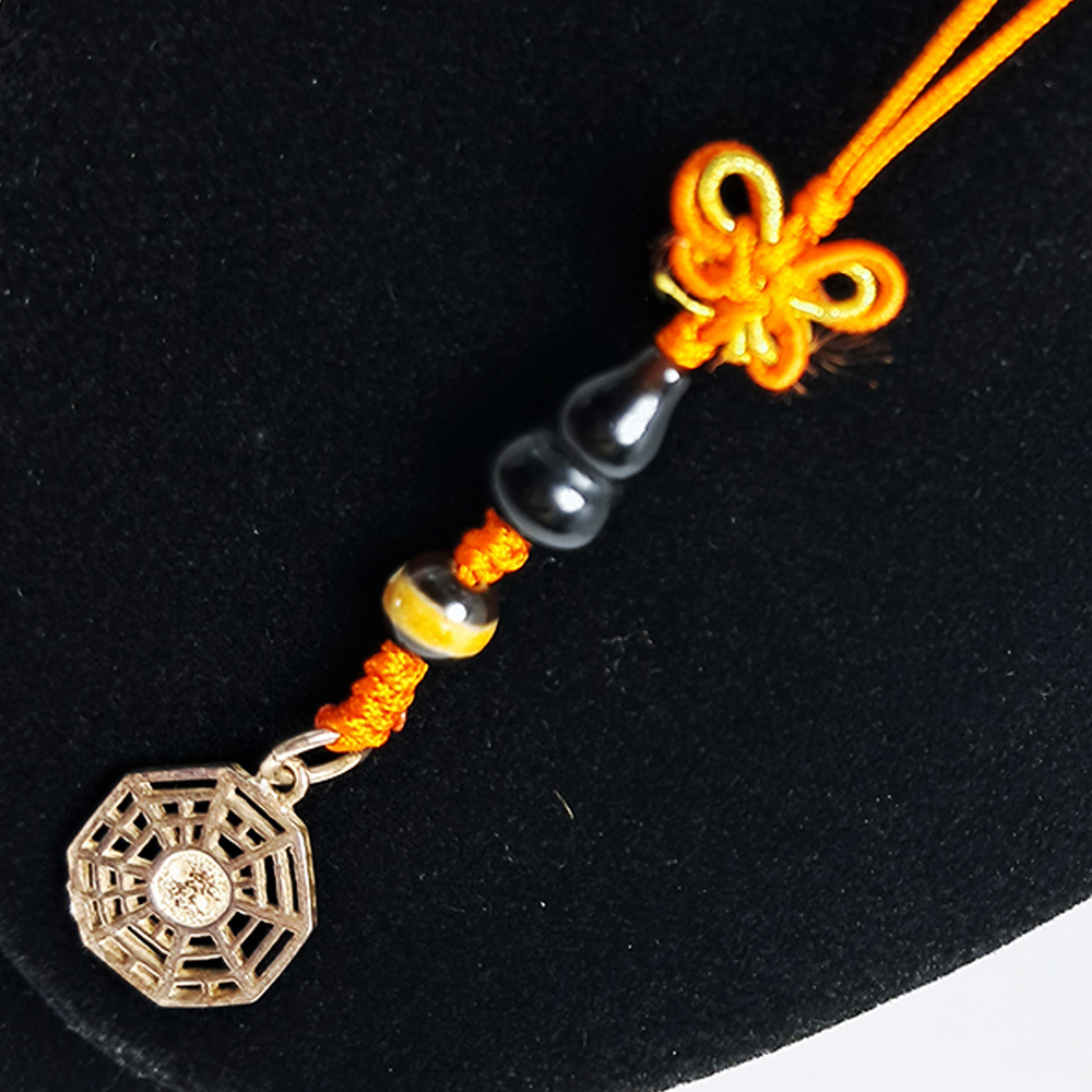 八卦{純銀}&葫蘆{黑曜岩}法寶掛飾【十方】152545