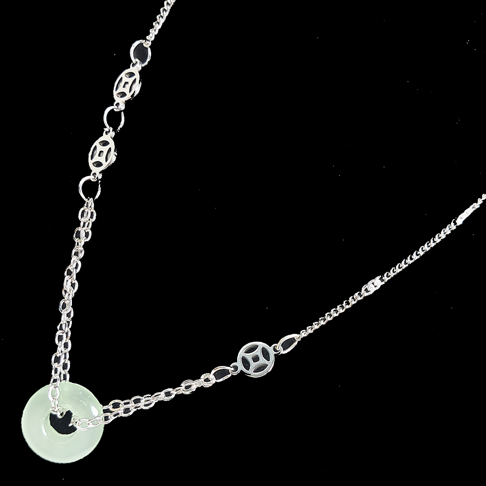 平安扣 古錢項鍊【十方】152633