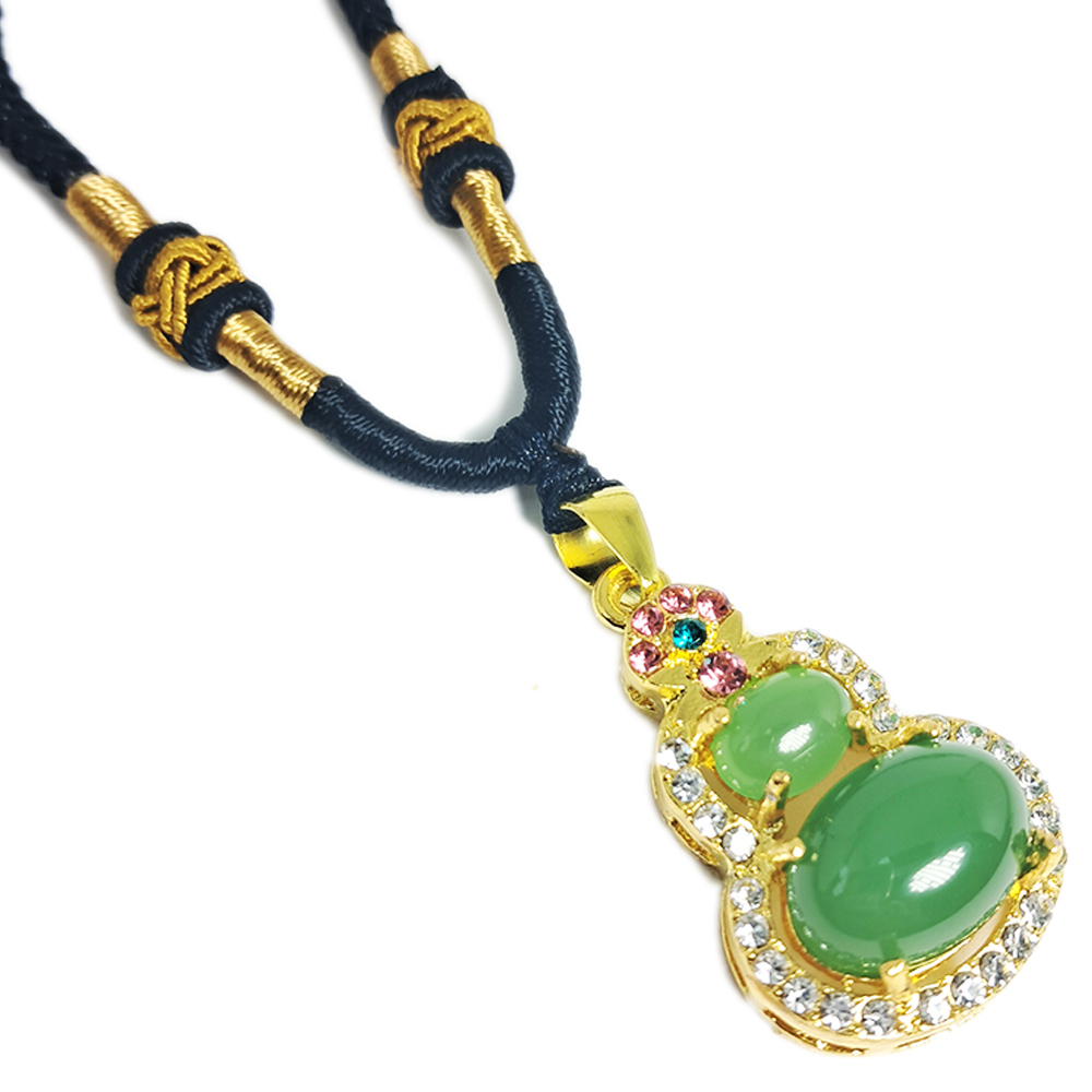 葫蘆{寶石}中國結項鍊【十方】152599