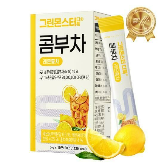 Green Monster Detox Kombucha (10 Packets/Box)