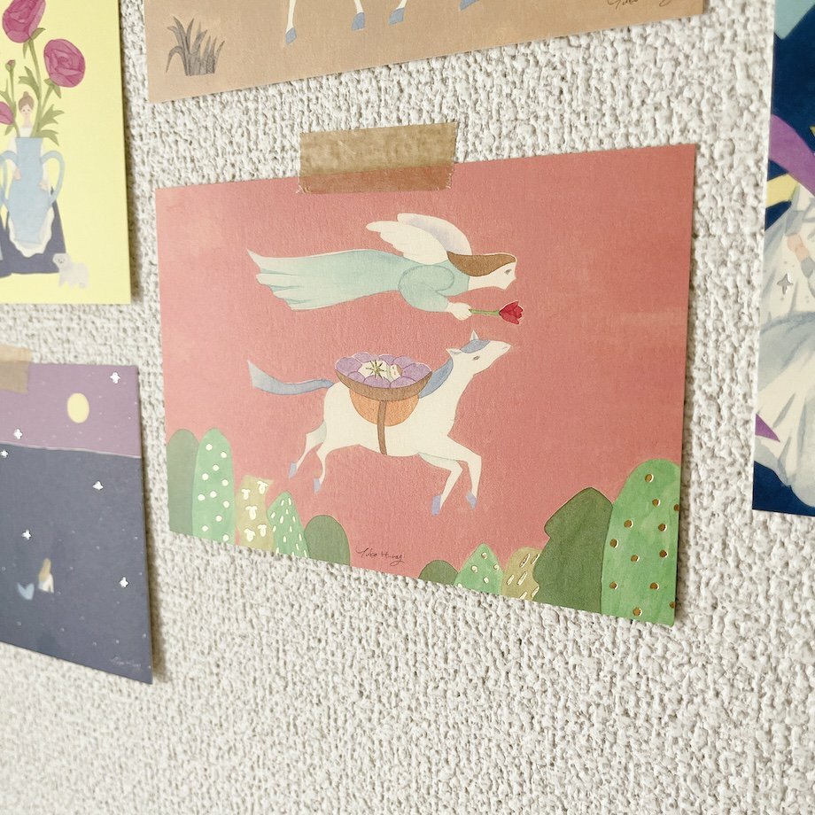 柊有花 誕生日 箔押明信片｜日本表現社