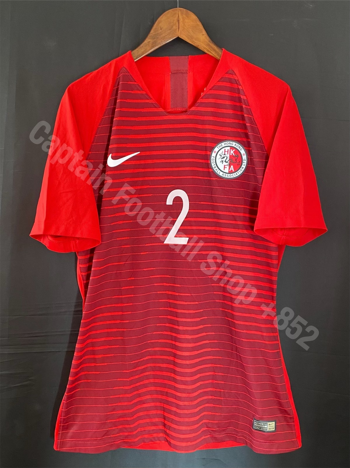 Hong Kong Football Team 2018-2020 Nike Home match worn shirt #2