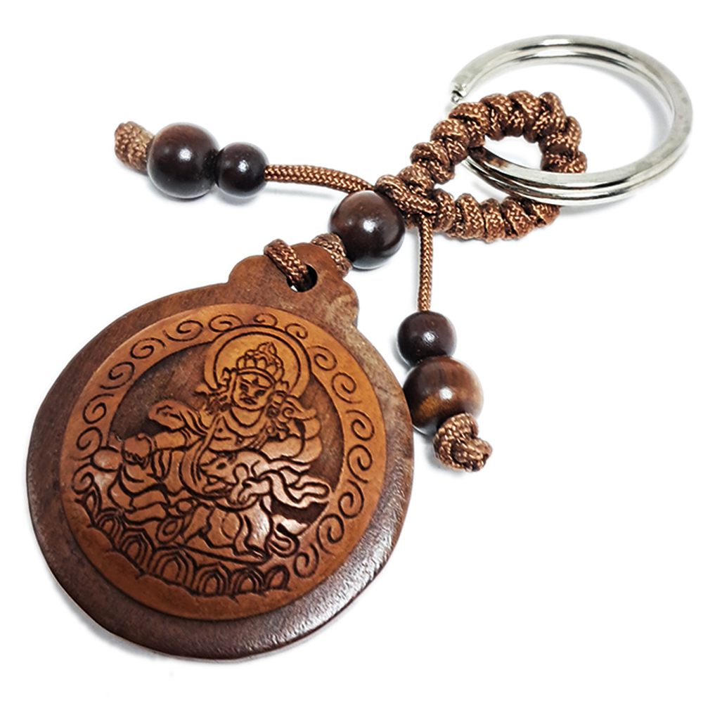 黃財神{避邪木}鑰駛圈【十方】114859