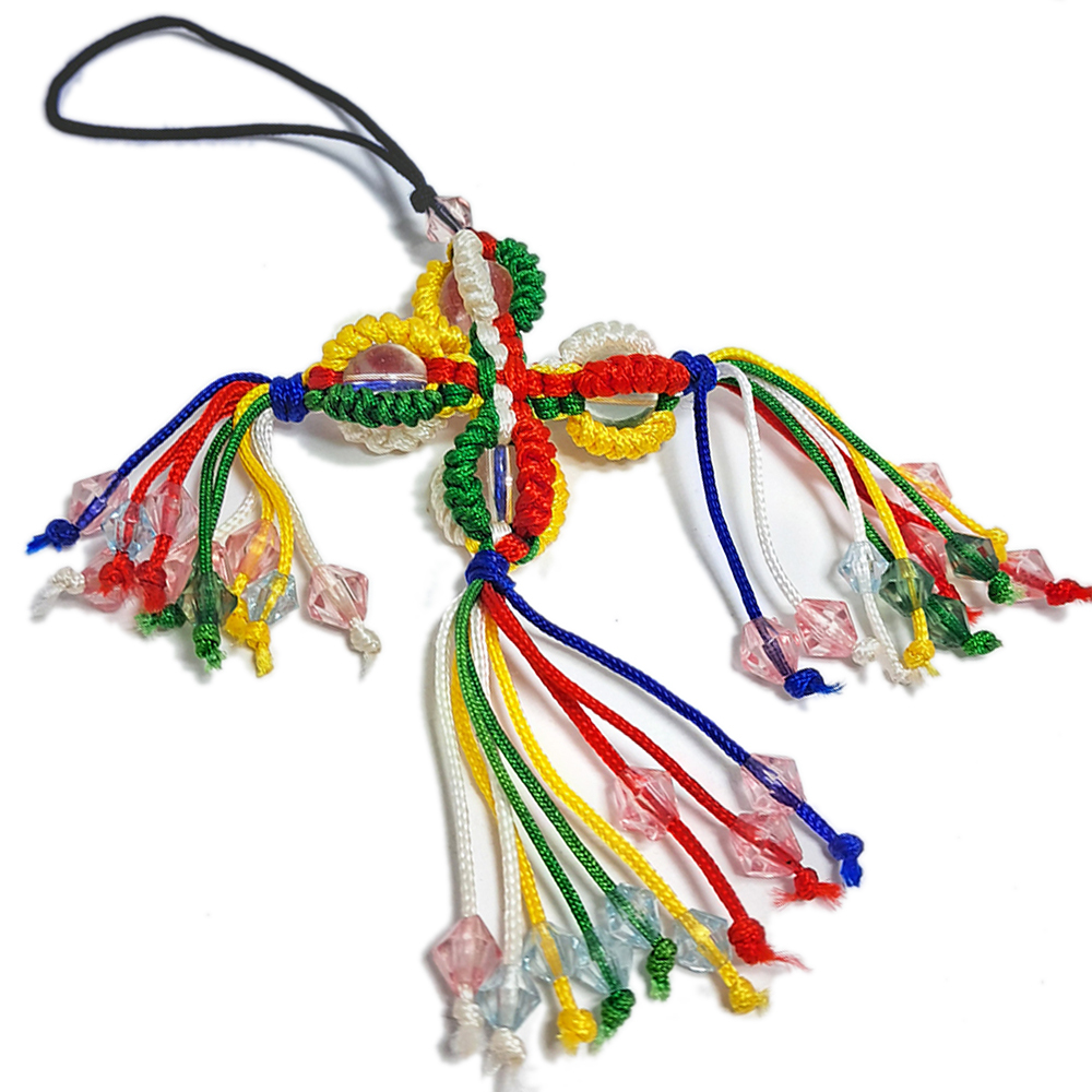 十字杵五色線吊飾【十方】117563