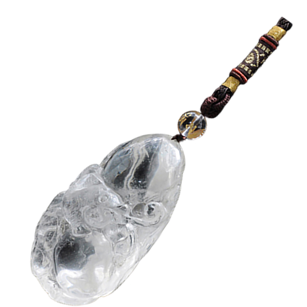 年年有餘天然水晶雕刻吊飾【十方】123464