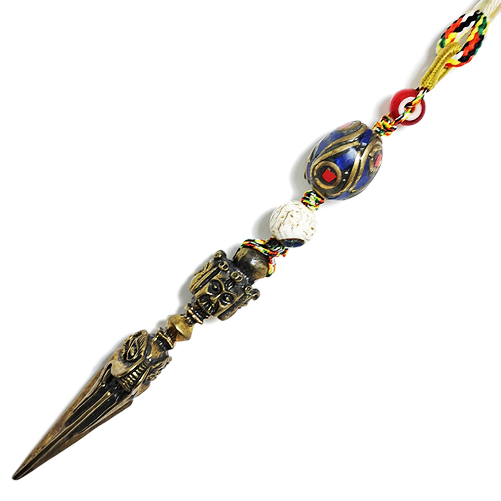 普巴杵{銅}五色線掛飾【十方】125692