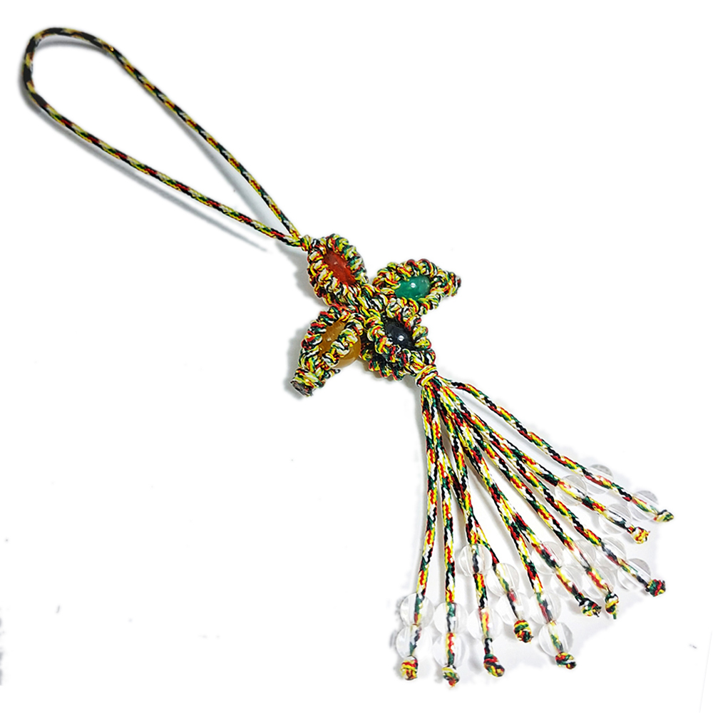 十字杵{五色線}掛飾【十方】125015