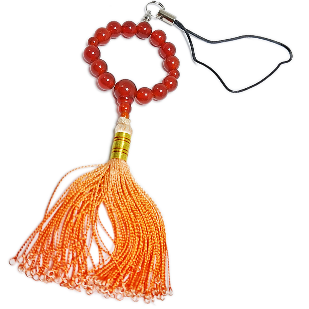 紅玉髓日式念珠(迷你)掛飾【十方】126247