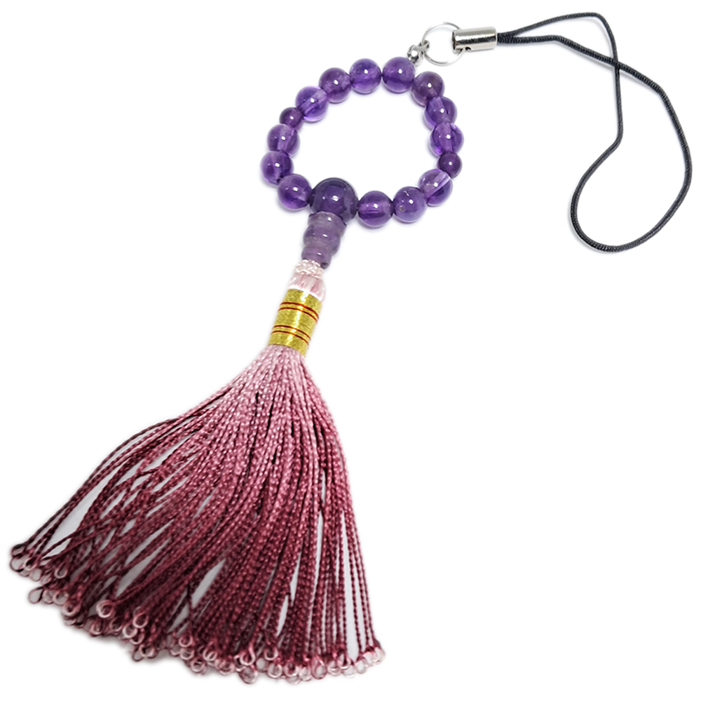 紫晶日式念珠(迷你)掛飾【十方】126248