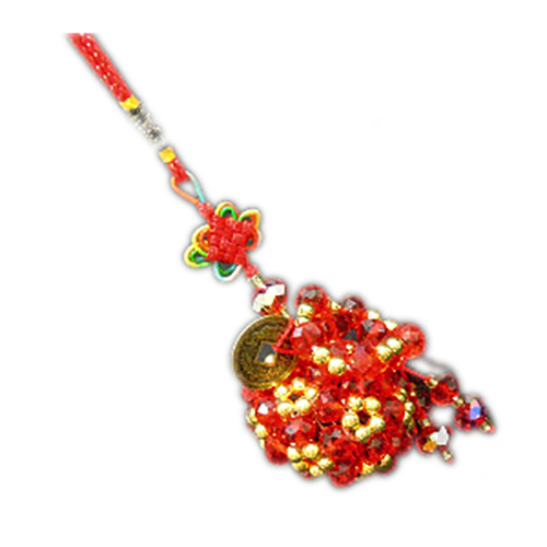 水晶{招財}福袋掛飾(3公分)【十方】126396